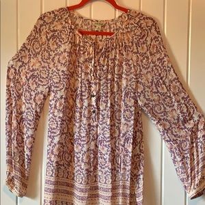 patterned blouse